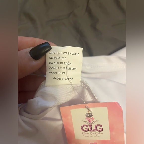 NWT Stretchy Bodycon Cocktail Dress with Diamonds - Picture 7 of 7